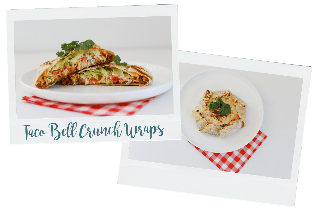 Pepper & Me Club Taco Bell Crunch Wraps Recipe