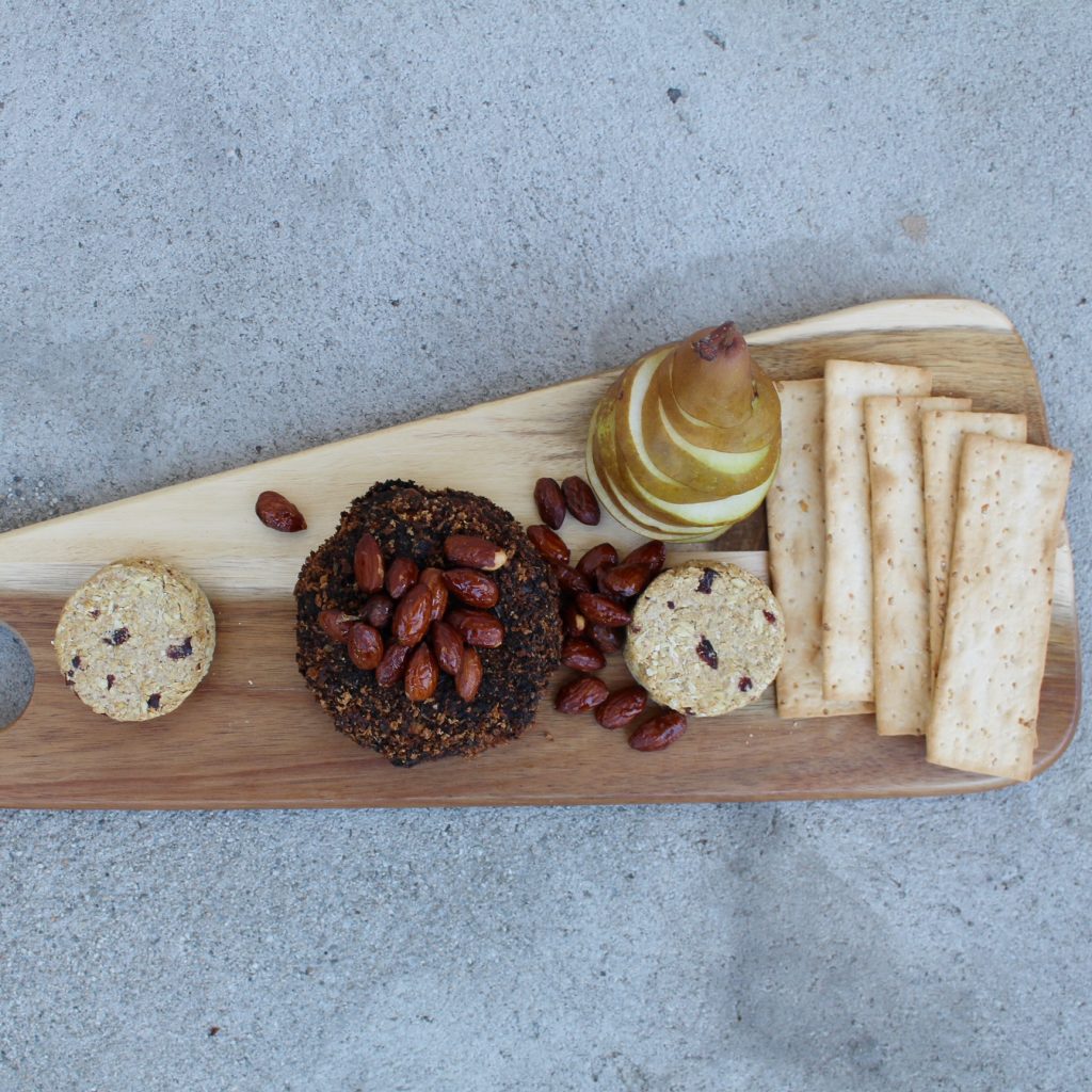 Crumbed Brie with Honeyed Almonds