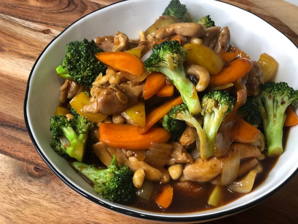 Chicken and Cashews