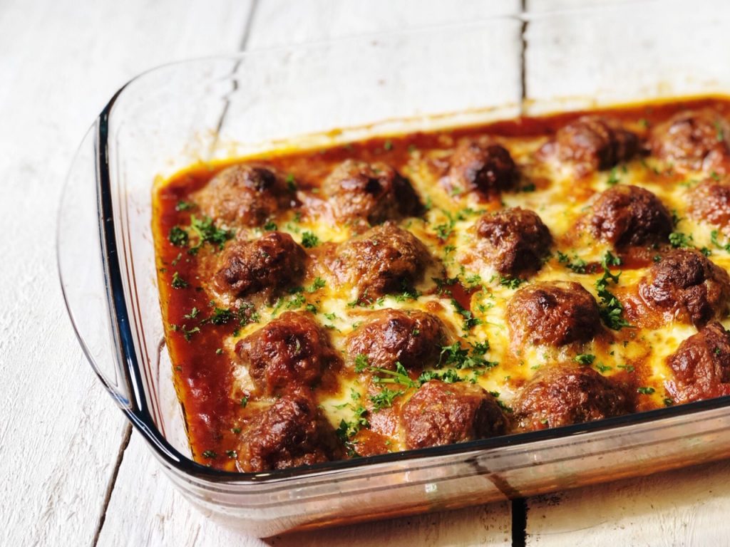 Baked BBQ Beef Meatballs
