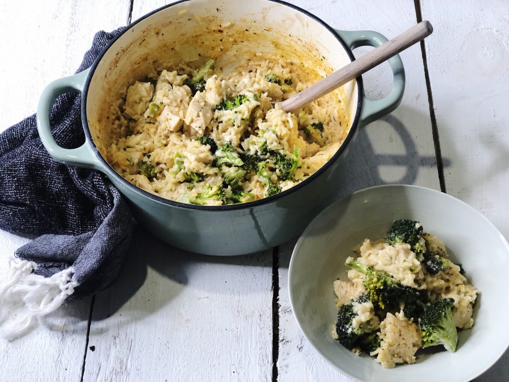 Cheesy Chicken Broccoli Rice