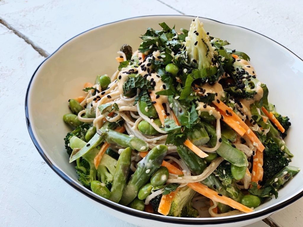 Spiced Sesame Soba Salad