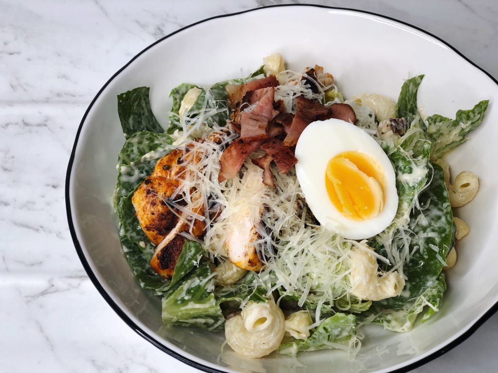Chicken Caesar Pasta Salad