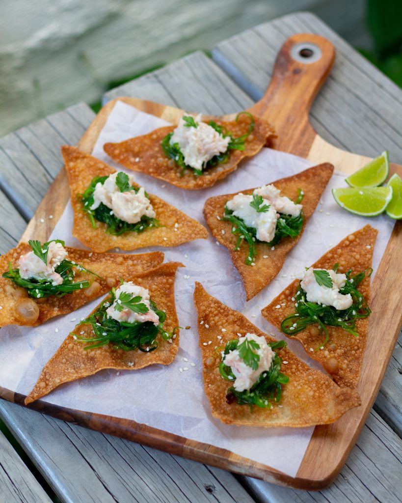 Crayfish Wonton Bites
