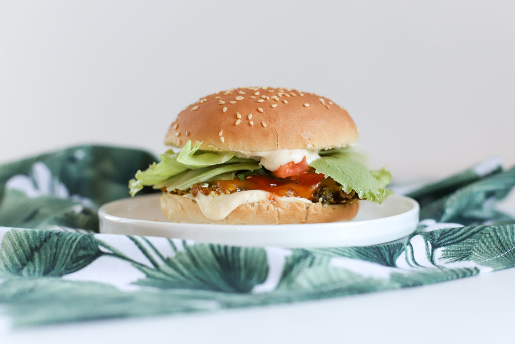 PUMPKIN & BLACK BEAN BURGERS