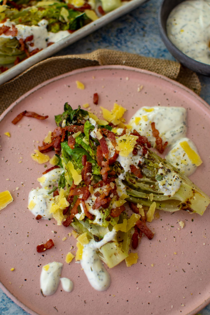 Grilled Lettuce Salad