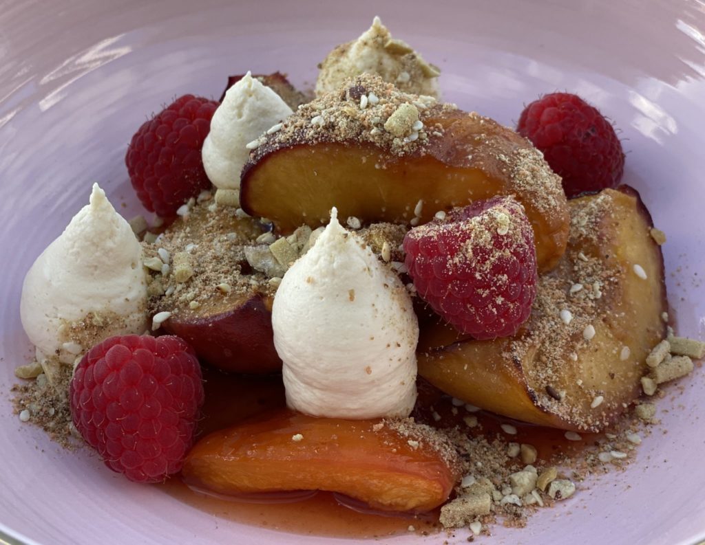 Gin Roasted Stonefruit
