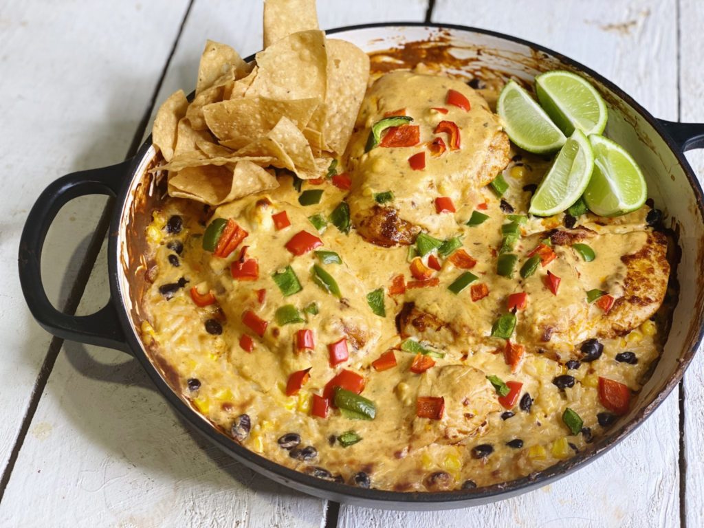 Queso Chicken Bake