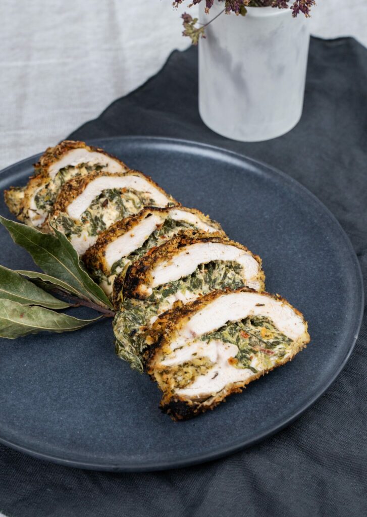 Spinach and Cream Cheese Stuffed Chicken
