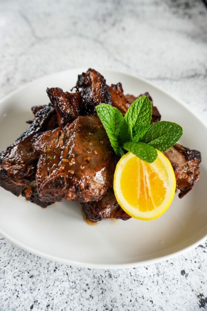 Oriental Mint Lamb Chops