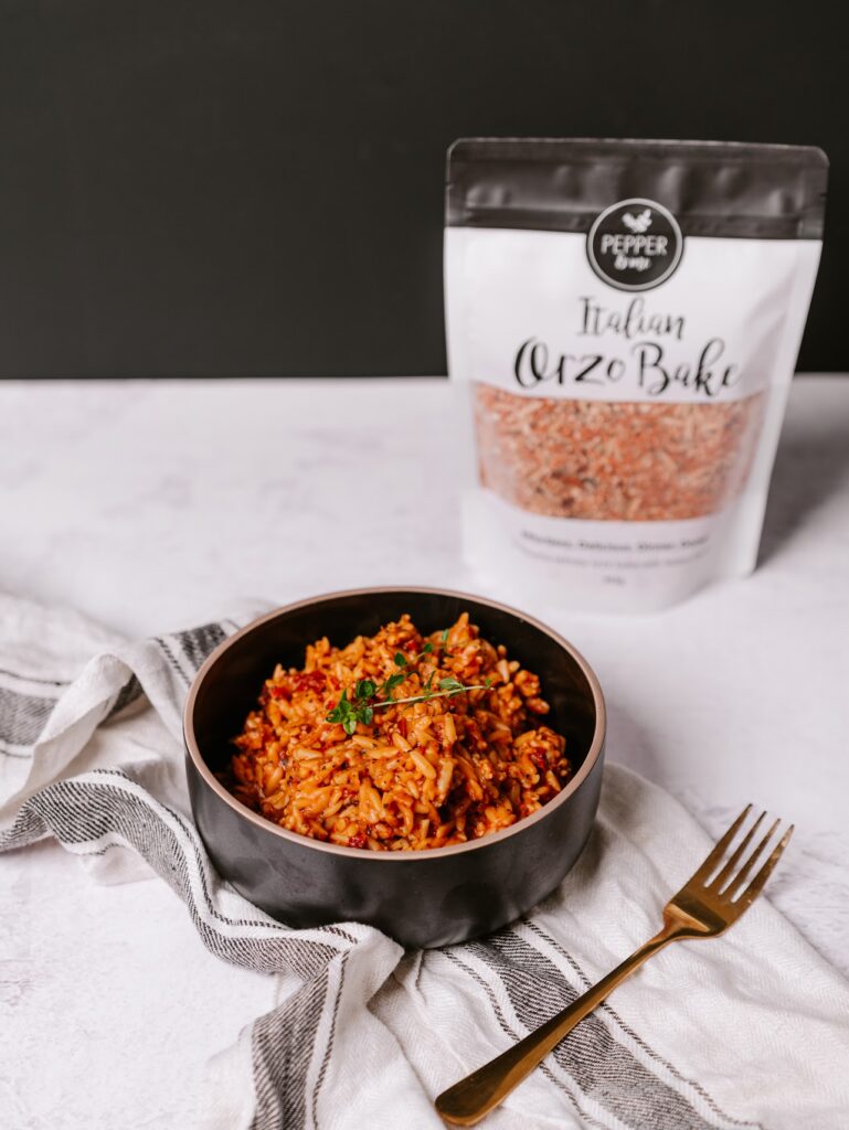 Italian Orzo Bake