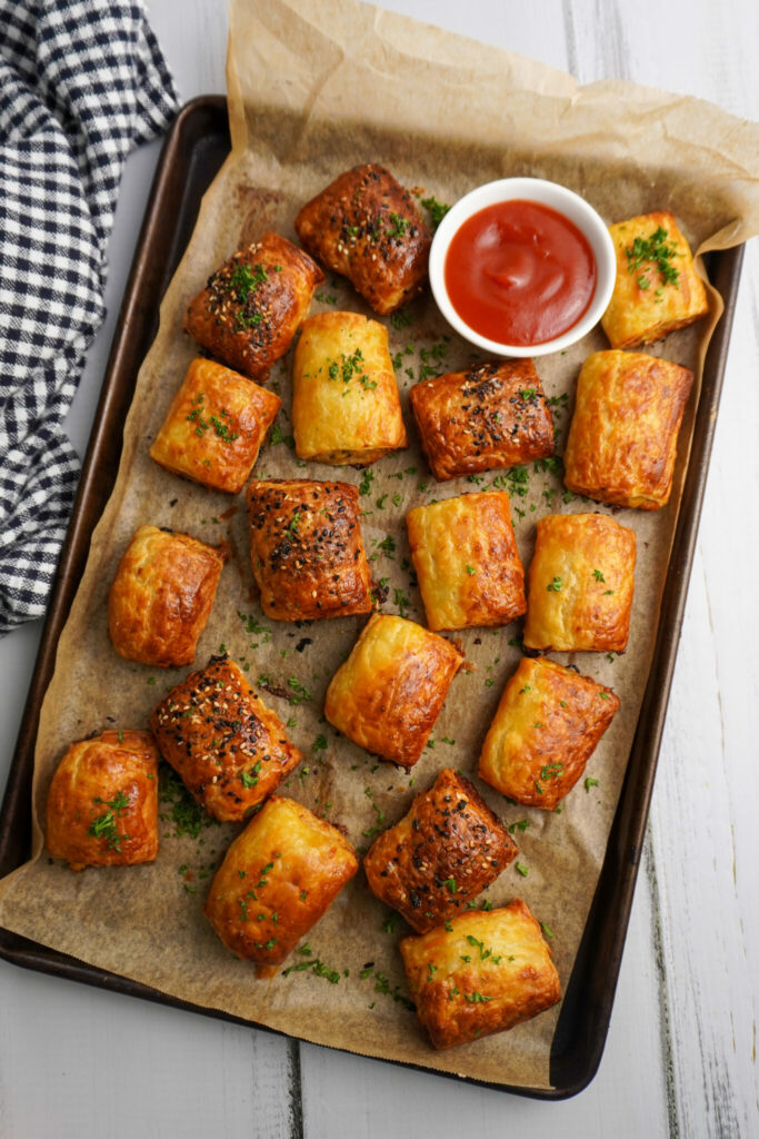 Chicken, Corn & Cheese Sausage Rolls