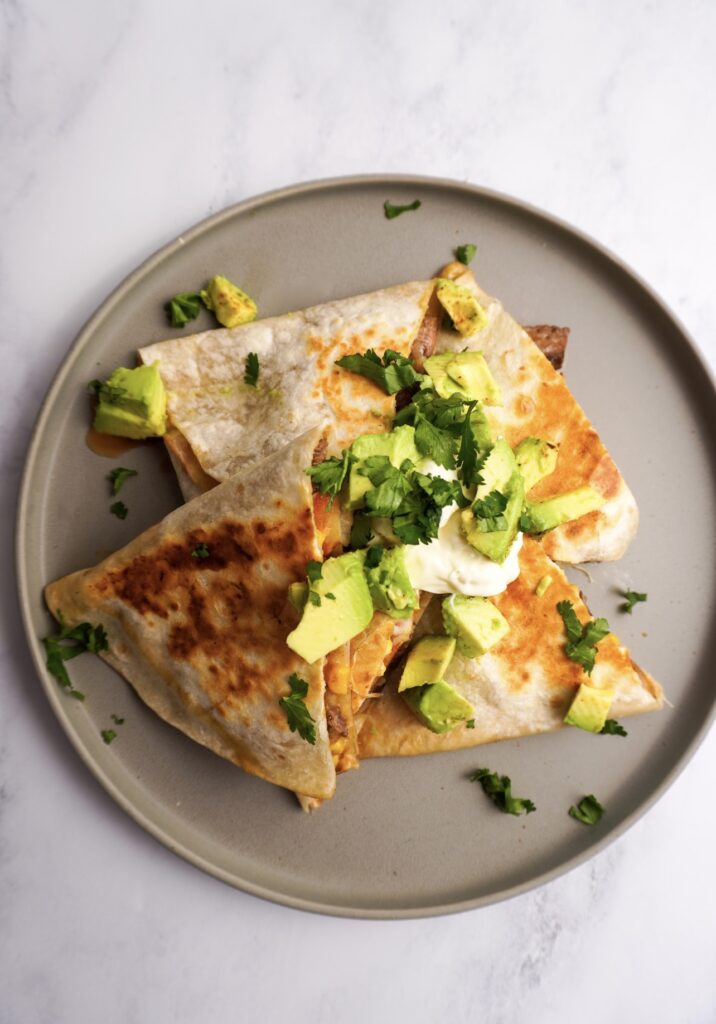 BBQ Steak Quesadillas