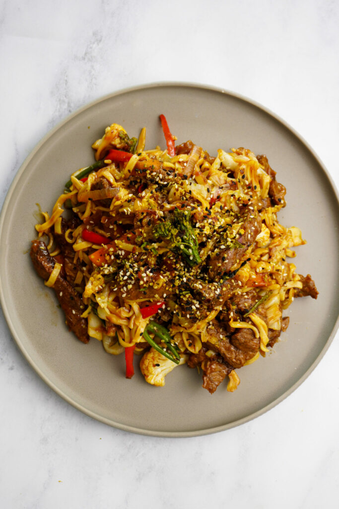Beef Yaki Soba