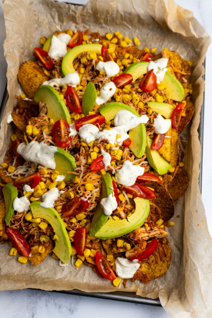 Slow Cooker Chicken Nachos