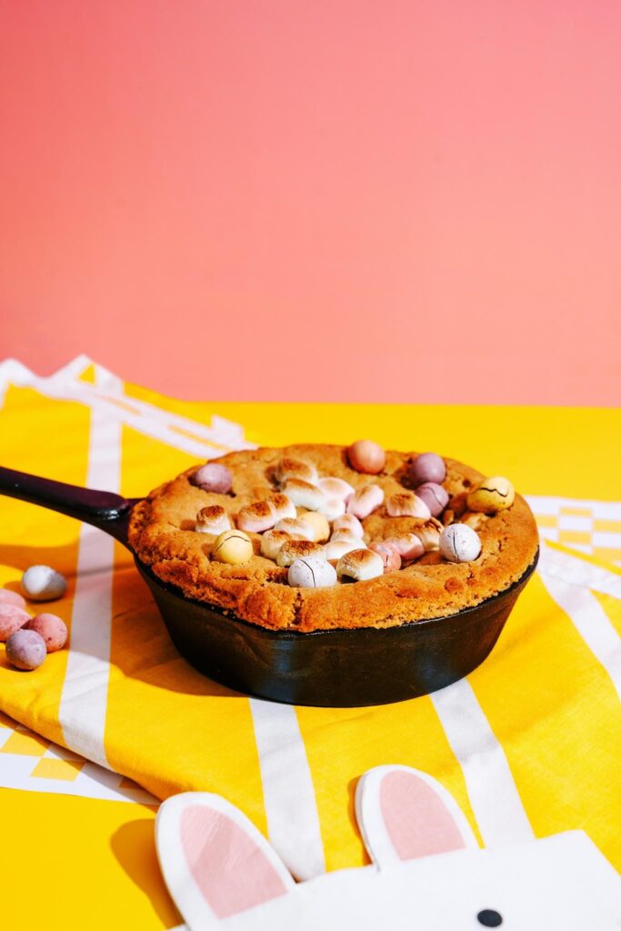 Easter Skillet Cookie