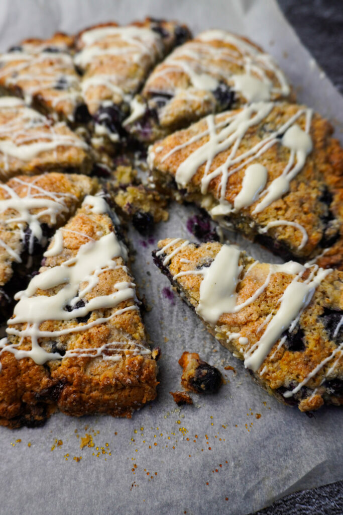 Blueberry & White Chocolate Scones
