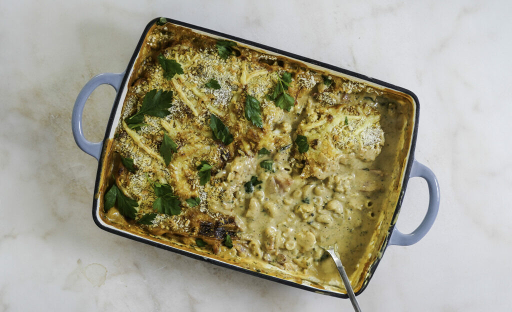 Chipotle Ranch Mac n Cheese with Cauliflower