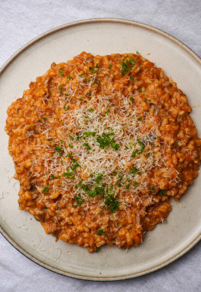 Bolognese Risotto