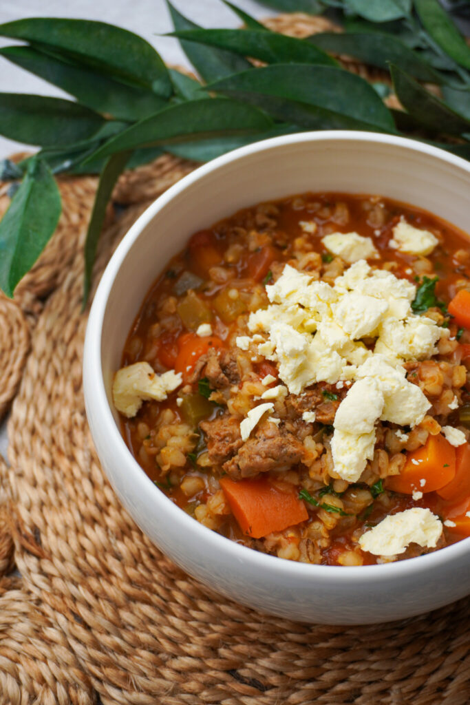 Sausage & Barley Minestrone