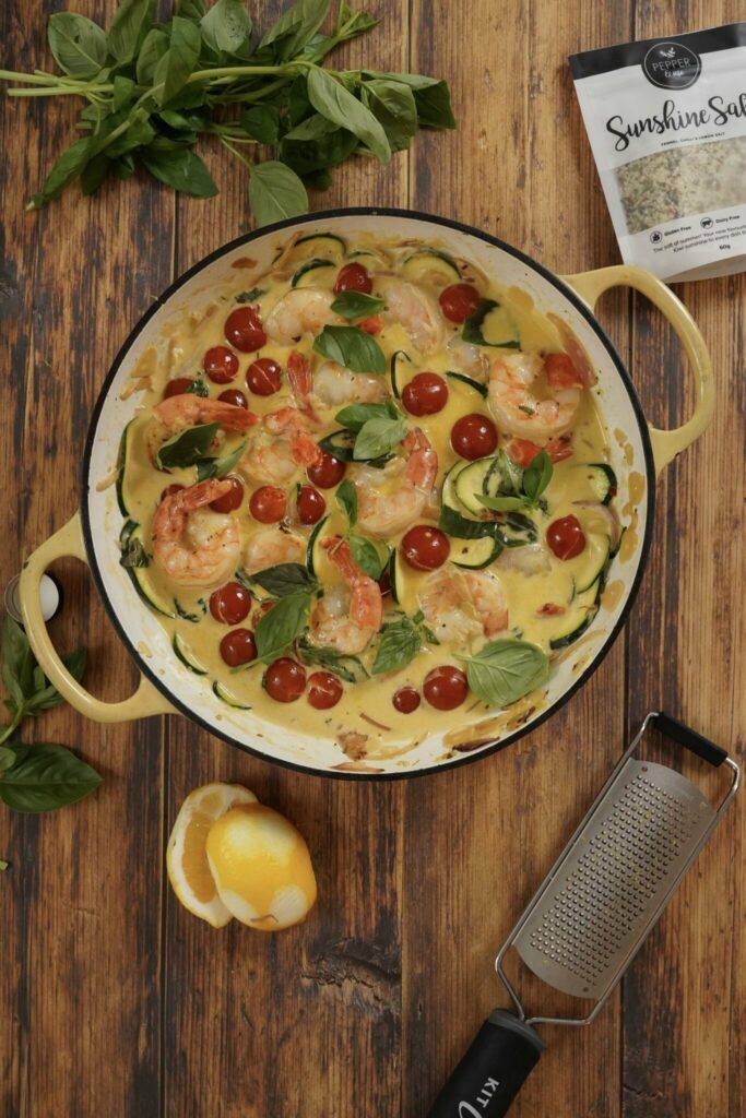 A stunning simple prawn dish perfect with pasta, crusty bread or by its self