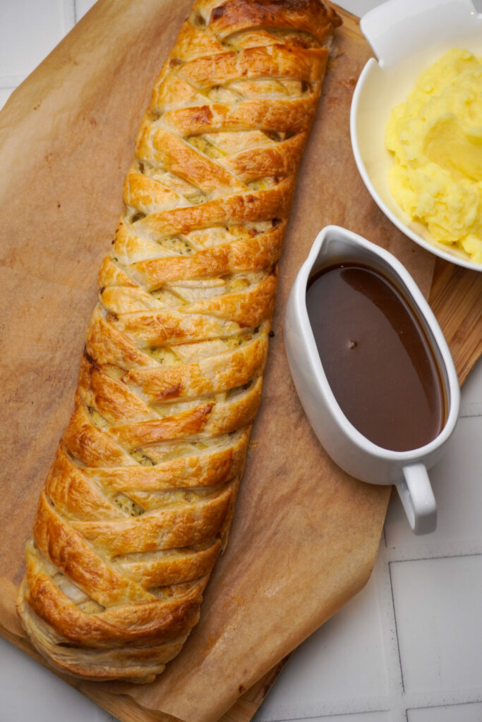 Chicken and Stuffing Wellington