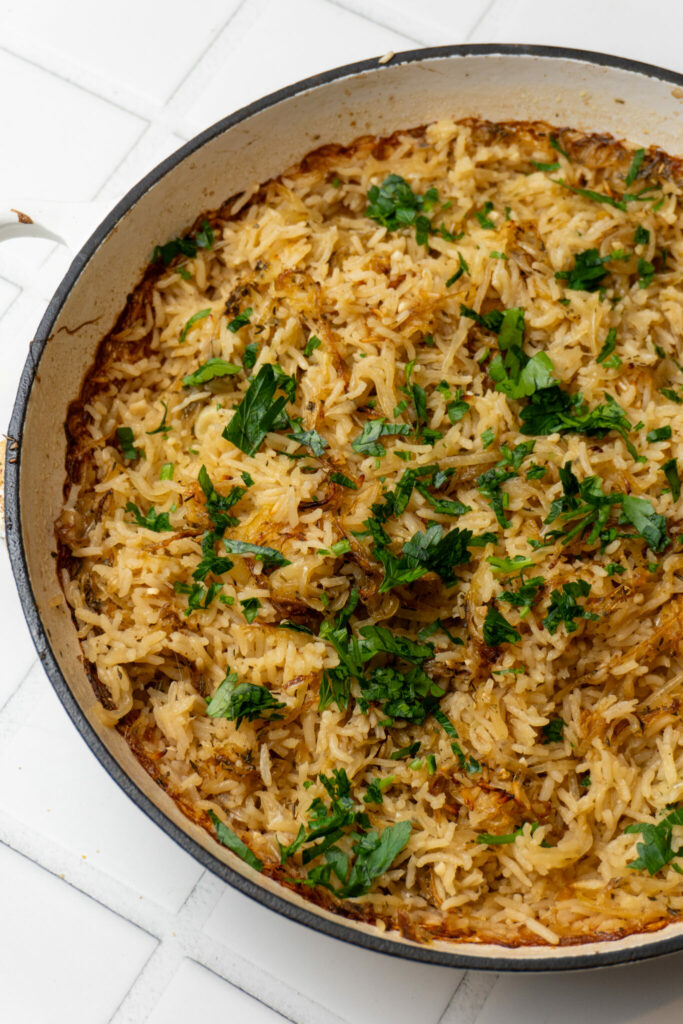 Onion Rice Pilaf