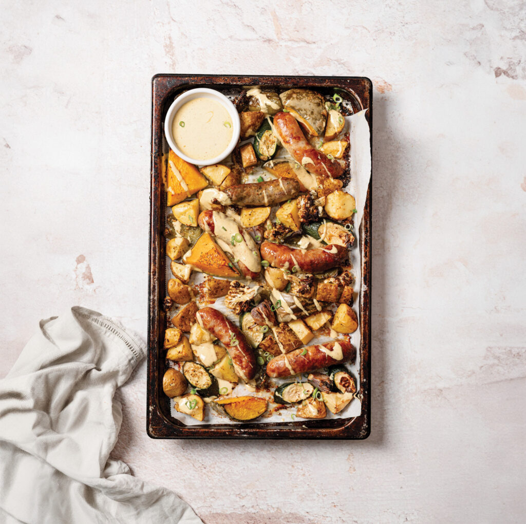 Sausage Tray Bake