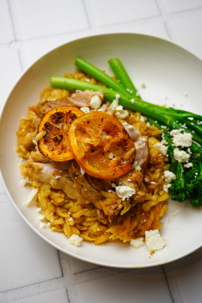 Lemon Butter Chicken & Orzo