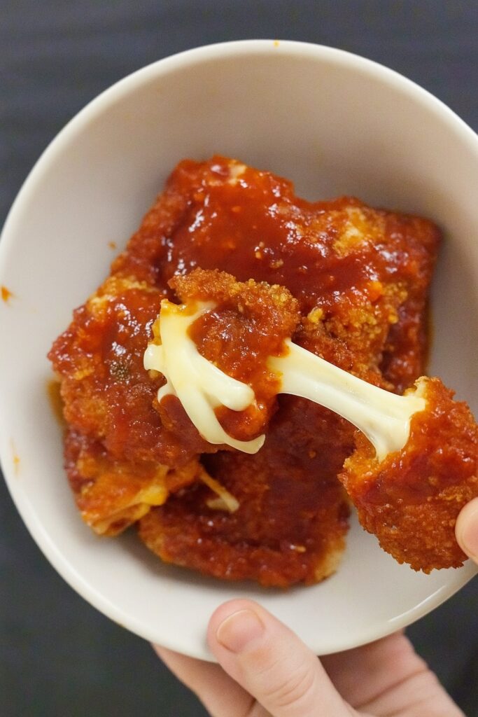Gochujang Mozzarella Sticks