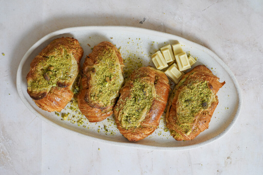 Pistachio Croissants